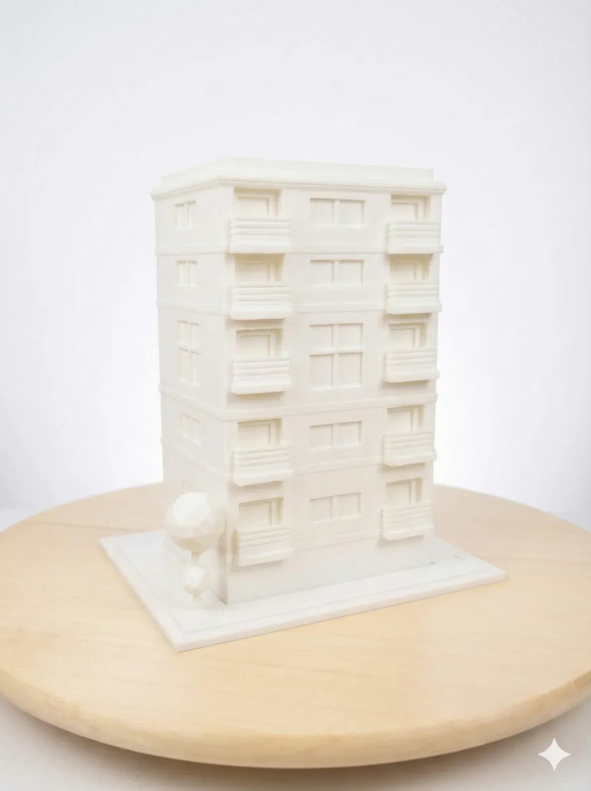 Maqueta de edificio impresa en 3D
